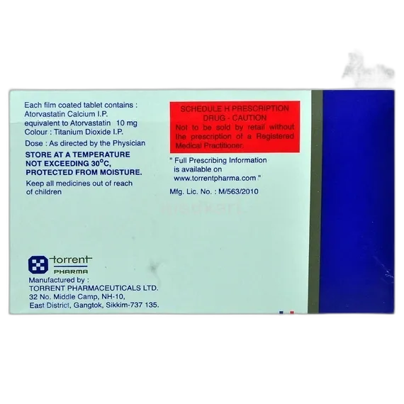 tg tor 10mg tablet 15's